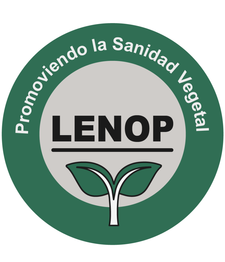 Logo del laboratorio "LENOP" - Promoviendo la Sanidad Vegetal